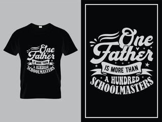 Dad typography t shirt design vector vintage style , Father's day tshirt design vector