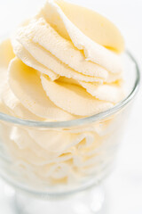 Homemade whipped cream