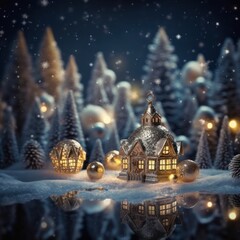 Christmas and new year holidays concept