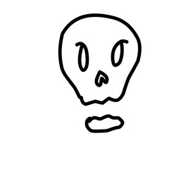 Skull Hand Drawn Illutrations