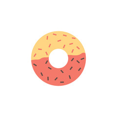 Obraz premium donut logo icon