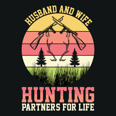 husband and wife hunting partners for life