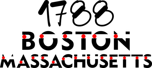 The year of birth the city of Boston, Massachusetts
