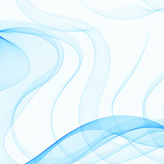 abstract blue wave background. Blue minimal round lines abstract background. Abstract blue wave lines pattern background. eps 10