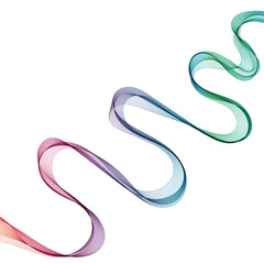 Abstract colorful wave pattern. Vector design element. Colorful wave. eps 10