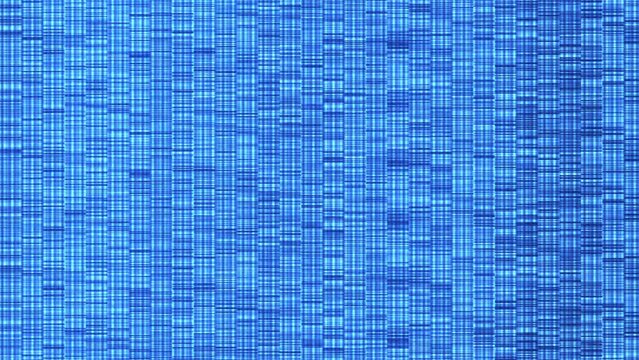 Holographic glitches and disruptions on the screen with flickering and strobe effect. Abstract digital animation with glitch and VHS effects.