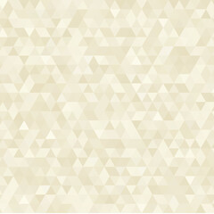 Abstract Christmas Decoration Background - Golden and White Triangles