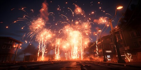 Fototapeta premium fireworks