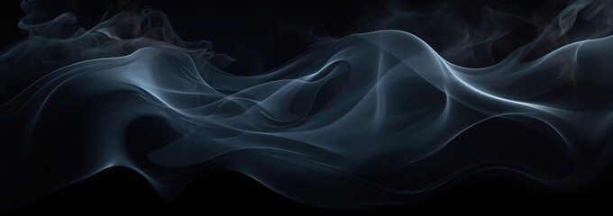 Fototapeta premium abstract smoke background wallpaper in black and orange, in the style