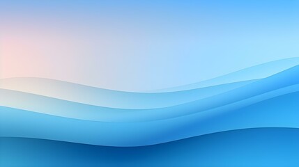 Gradient Background in sky blue Colors with soft Waves. Elegant Display Wallpaper
