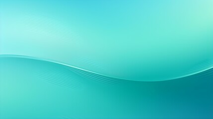 Gradient Background in turquoise Colors with soft Waves. Elegant Display Wallpaper
