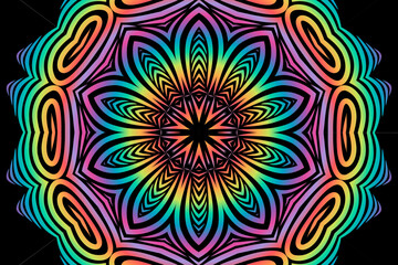 Beauty vector graphic beautiful geometric line art with a luxurious and dynamic design