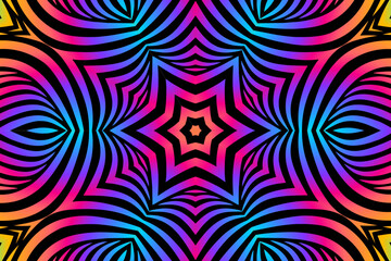 Beauty vector graphic beautiful geometric line art with a luxurious and dynamic design