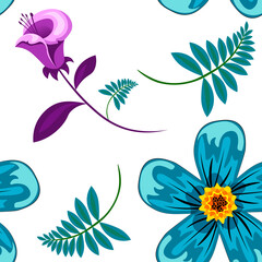flowers pattern seamless texture design
