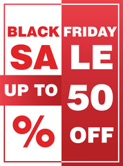 Black Friday day sale poster  flyer social media post design