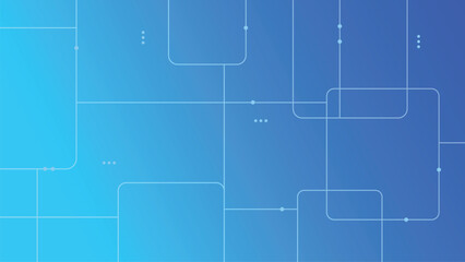 Vector technology concept background, flat design