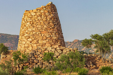 Nuraghe Asoru, San Priamo. Sardinia, Italy
