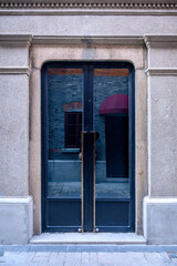 old door in a building