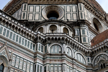 Fototapeta premium The masterful architecture of Florence Cathedral