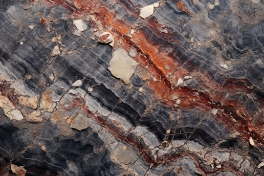 Intricate Patterns and Earthy Hues: A Captivating Kimberlite Stone Background Texture