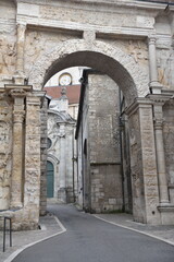 Arc de triomphe romain à Besançon. France - obrazy, fototapety, plakaty