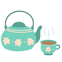  teacup, tea, hot, cup, drink, pot, tea pot