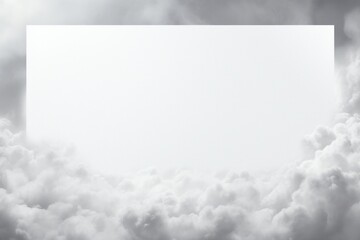 white clouds background with copyspace, ai tools generated image