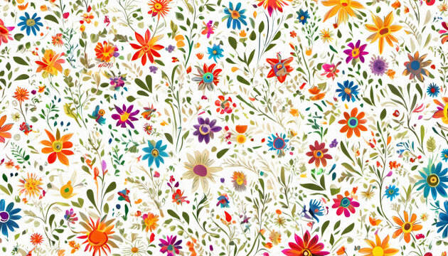 Fototapeta Tło do prezentacji multimedialnej zawierające motywy roślinne. 