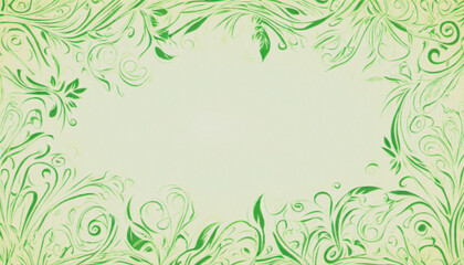 Tło do prezentacji multimedialnej zawierające motywy roślinne. 