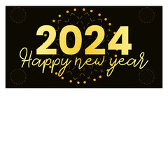 Happy new year 2024 background. Holiday greeting card desigBig Set of 2024 number design template. 2024 Happy New Year logo text design. Christmas collection of 2024 Happy New Year.n.