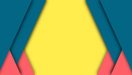Abstract modern shape material design style