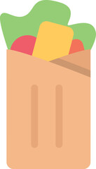 design vector image icons doner kebab