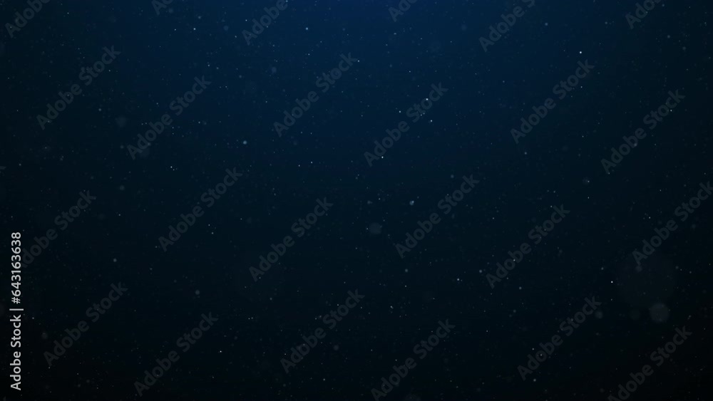 Wall mural flickering abstract dust particles motion. seamless loop