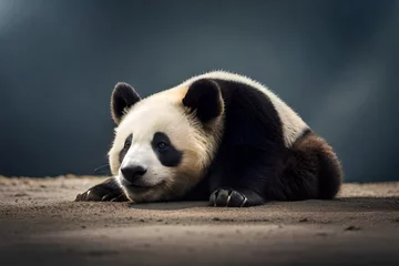 Fotobehang giant panda bear generated ai © Abubakar