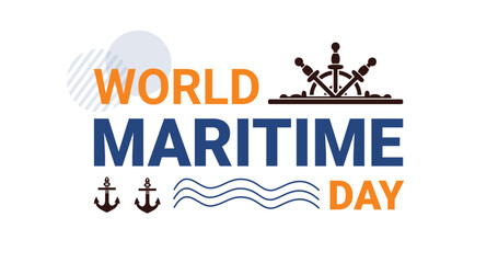 World Maritime Day Illustration concept. Perfect for banners, posters, and T-shirt printing.