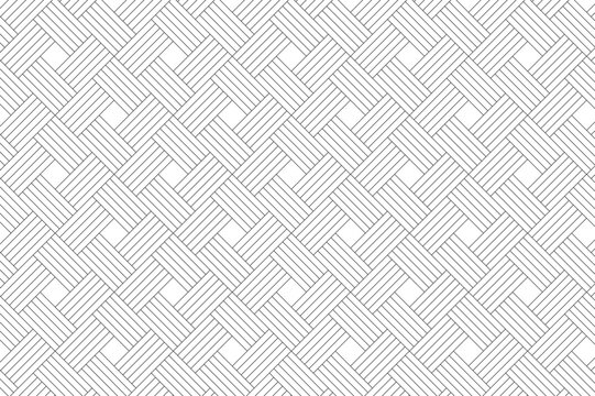 woven geometric seamless pattern with gray line color vector waving seamless texture. seamless ornamental vector patterns and swatches. White and grey geometric oriental backgrounds.
