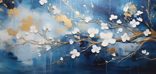 autumn leaves in the water