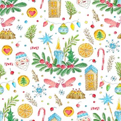 Christmas patterns for wrapping paper