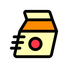 Editable express food delivery, lunch bag vector icon. Part of a big icon set family. Perfect for web and app interfaces, presentations, infographics, etc