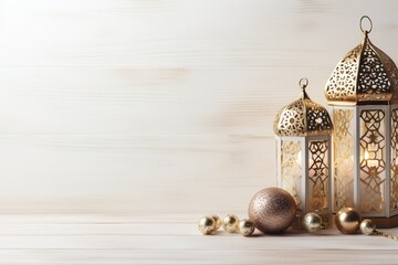 Ramadan celebration background illustration