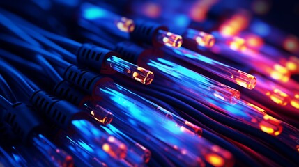 high power electricity background.