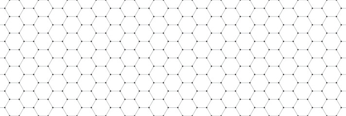 hexagon geometric pattern. seamless hex background. abstract honeycomb cell. vector illustration. design for the background flyers, ad honey, fabric, clothes, texture, textile pattern