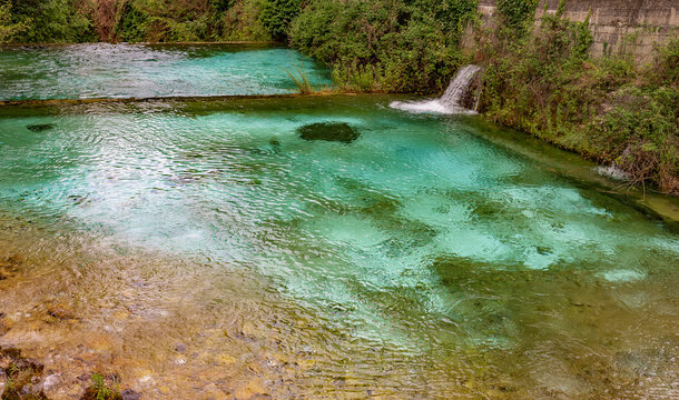 Fara San Martino, Chieti. The sources of the Verde River