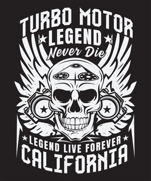 Fully editable Vector EPS 10 Outline of Turbo Motor California T-Shirt Design an image suitable for T-shirts, Mugs, Bags, Poster Cards, and much more. The Package is 4500* 5400px