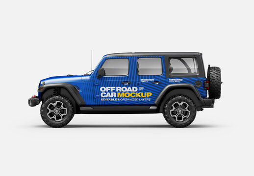 Off Road Car Mockup