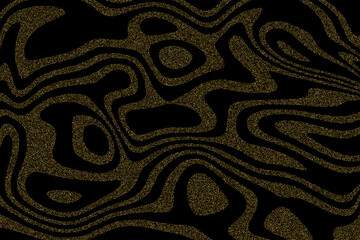 Luxury Background With Golden Wave Lines Pattern Abstract. Technology. Wallpaper. Vector Illustration. eps 10