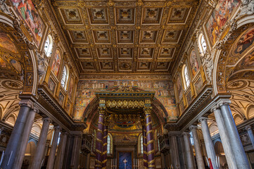 Roma. The Papal Basilica of Santa Maria Maggiore