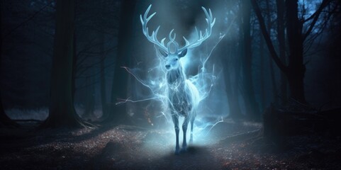 Surreal Illumination: The Magical Patronus, generative ai