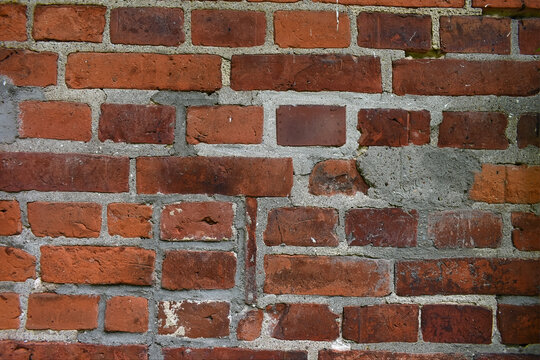red brick wall