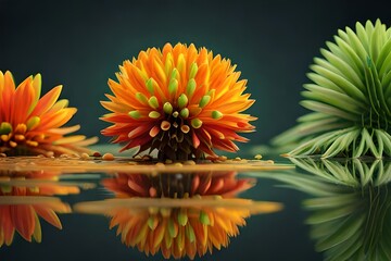 flower in water